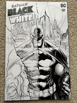 Buy Batman: Black And White #1 (Vol 3) Comics Elite Tyler Kirkham Trade Variant • 12£