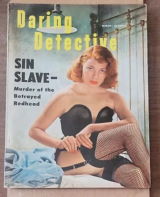 Buy Daring Detective Magazine #124 VG/F (1953) Classic True Crime Mag! Lingerie Cvr! • 31.62£