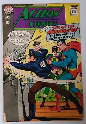 Buy Action Comics #356 (dc 1967) Superman & Supergirl! Est~vg(4.5), Neal Adams Cover • 10.81£