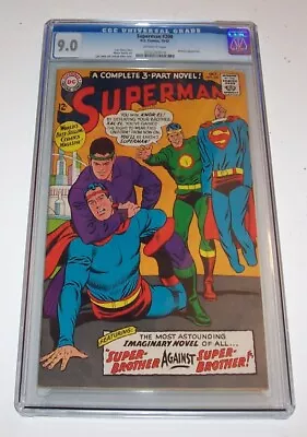 Buy Superman #200 - DC 1967 Silver Age Issue - CGC VF/NM 9.0 • 196.86£