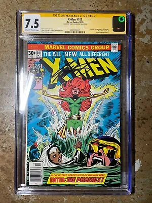 Buy X-Men #101 7.5 CGC VF- SS Claremont Marvel Mcu Movie 1976 MAJOR KEY MOVIE • 592.96£