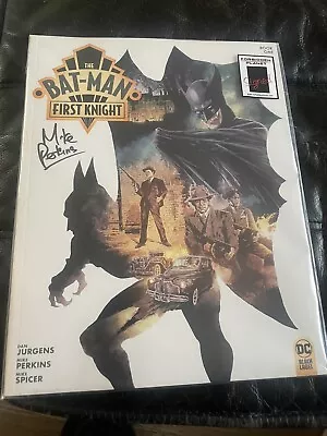 Buy THE BAT-MAN FIRST KNIGHT #1 (OF 3)  DC BLACK LABEL  MAY 2024 Signed By M Perkins • 25£