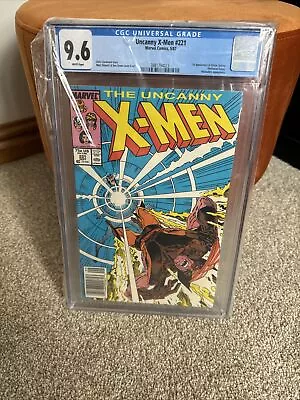Buy X-Men #221 CGC 9.6 Newsstand 1st App Mister Sinister Marvel Comics • 250£