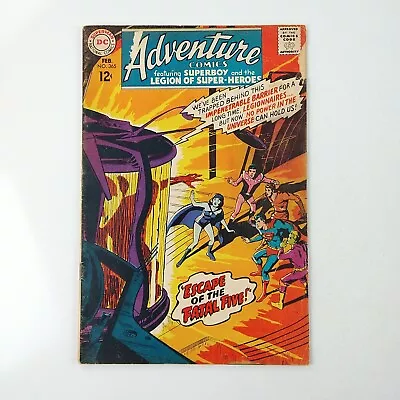 Buy Adventure Comics #365 VG Silver Age Supergirl (1968 DC Comics) • 7.90£