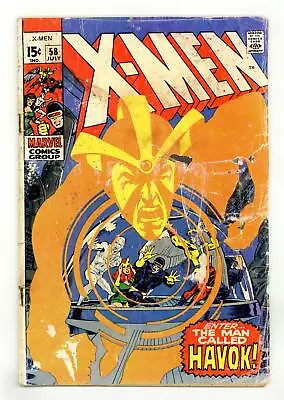 Buy Uncanny X-Men #58 FR 1.0 1969 • 47.76£