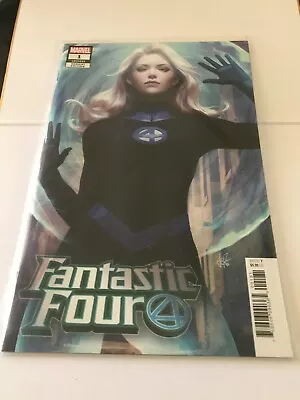 Buy 2018 Marvel Fantastic Four Invisible Girl Artgerm Variant CoverComic Book #1 • 13.50£