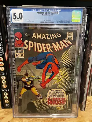 Buy Amazing Spider-Man #46 🔑🔑 - 1967 - CGC 5.0 - Marvel - 1st Shocker App! • 280£