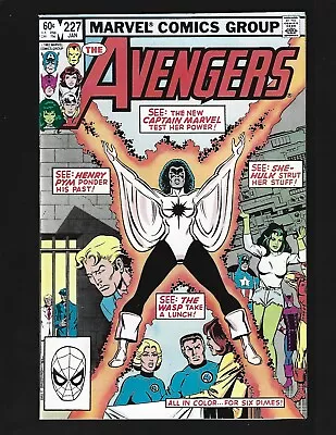 Buy Avengers #227 VFNM 2nd Monica Rambeau Captain Marvel (Joins Team) She-Hulk Wasp • 16.60£