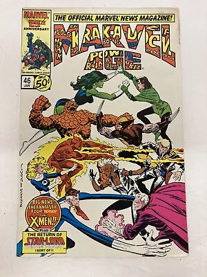 Buy Marvel Age The Official Marvel News Magazine Comic Book Issue No.46 VF Jan 1987  • 7.16£