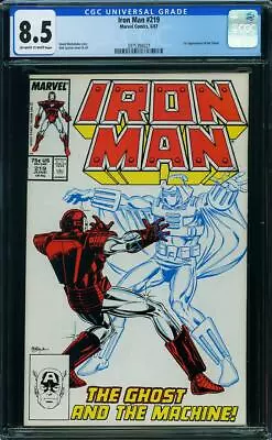 Buy Iron Man 219 Cgc 8.5 Off White To White Pages 1st Ghost  B2 • 64.33£