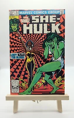 Buy Savage She-Hulk #15: Vol.1, UK Price Variant, Marvel Comics (1981) • 5.95£