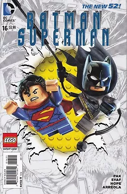 Buy BATMAN SUPERMAN (2013) #16 - Lego VARIANT Cover • 5.99£