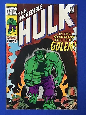Buy Incredible Hulk #134 FN+ (6.5) MARVEL ( Vol 1 1971) (2) • 21£