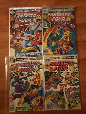Buy 4 Fantastic Four Comics 183, 186, 195, 204 VF Bronze 1977 1978 1ST NOVA CORPS • 37.58£