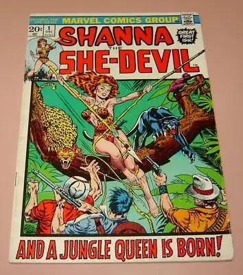 Buy Shanna The She-devil #1 (1972) Steranko Cover W/tuska Art Fine Copy • 39.43£
