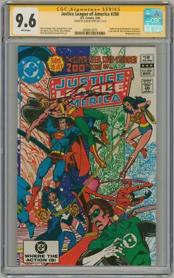 Buy CGC SS 9.6 SIGNED JLA #200 George Perez Cover & Art Wonder Woman Batman Superman • 307.45£