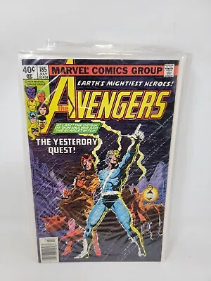 Buy Avengers #185 Scarlet Witch & Quicksilver Origin *1979* Newsstand 8.0 • 9.87£