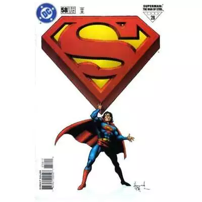 Buy Superman: The Man Of Steel #58 In Near Mint Minus Condition. DC Comics [h. • 2.82£