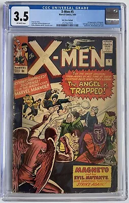 Buy X-Men #5 (1964) CGC 3.5 Brotherhood Of Evil Mutants Appearance 3rd Magneto • 299£