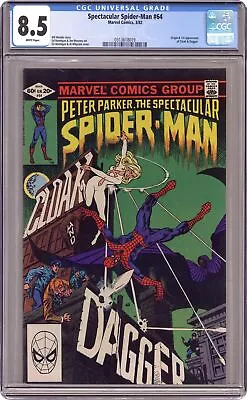 Buy Spectacular Spider-Man Peter Parker #64D CGC 8.5 1982 0313618019 • 90.78£