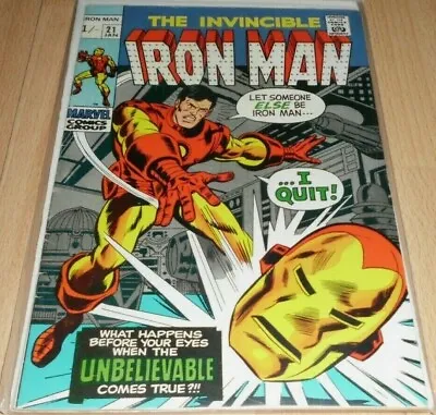 Buy Iron Man (1968 1st Series) UK Edition #21UK...Pub Jan 1970 By Marvel • 69.95£