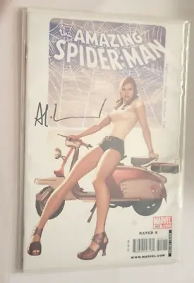 Buy Amazing Spider-Man #602 VF/NM 1st Print Signed W/COA Adi Granov 2009 Marvel • 23.65£