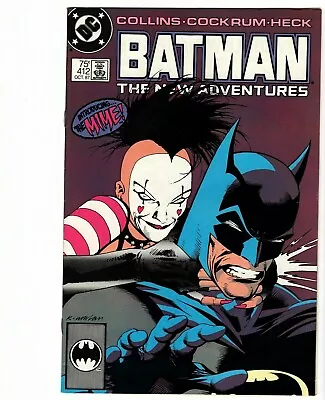 Buy Batman # 412 (DC)1987 -- 2nd Printing -- 1st Appearance Of The Mime -- VF • 11.80£