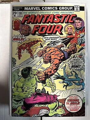Buy FANTASTIC FOUR#166/167-Classic Bronze Age Hulk X-over Mid/High Grade-G. Perez • 23.98£