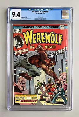 Buy Werewolf By Night #23 - CGC 9.4 - Fantastic Ron Wilson Cover • 188£