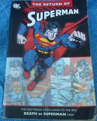 Buy DC Comics The Return Of Superman TPB Eighth Printing Doomsday Superboy Steel 8th • 18.92£