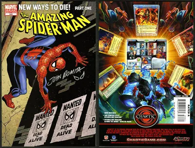 Buy John Romita Sr SIGNED AUTOGRAPHED The Amazing Spider-man #568 Comic Variant ART • 205.09£