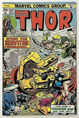Buy Thor #242 - Marvel Comics 1975 - VG+ - 1st App. Servitor • 3.18£