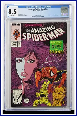Buy Amazing Spider-Man #309 CGC Graded 8.5 Marvel 1988 Todd McFarlane Comic Book. • 52.18£