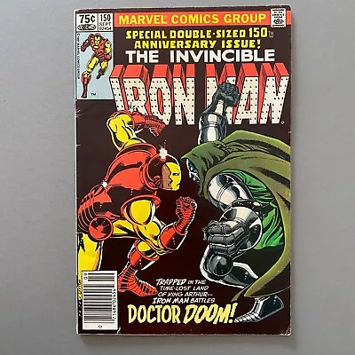 Buy Invincible Iron Man 150 Newsstand Vs Dr Doom John Romita Jr (1981, Marvel) • 19.18£