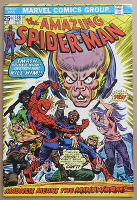 Buy The Amazing Spider-man #138,  Madness Means The Mindworm!  • 30£