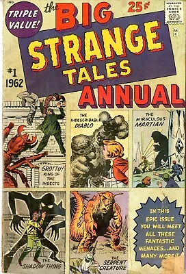 Buy Strange Tales Annual   # 1   GOOD-   1962   2/3 Back Cover Missing   See Pho • 67.14£