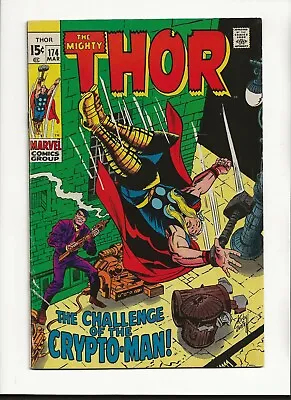 Buy The Mighty THOR #174 (Marvel 1970) First Appearance Of Crypto-Man Jack Kirby FN+ • 19.79£