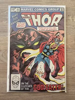Buy Marvel Comics The Mighty Thor#10 1982 Bronze Age Annual 1st Appearance Demogorge • 15.99£