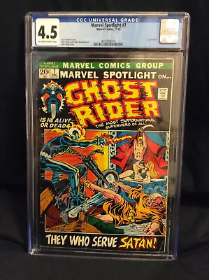 Buy Marvel Spotlight #7 Cgc 4.5 Ghost Rider • 31.98£