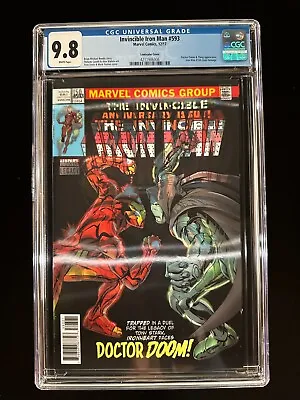 Buy Invincible Iron Man #593 CGC 9.8 (2017) - Lenticular Cover, Iron Man #150 Homage • 55.33£