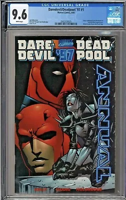 Buy Daredevil / Deadpool 97 #1 Annual CGC 9.6 White Pages Typhoid Mary Blind Al  • 87.38£
