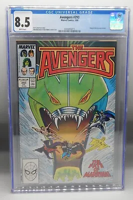 Buy CGC 8.5 Marvel Comics AVENGERS #293 Captain Marvel KANG Walt Simonson MCU Namor • 27.18£