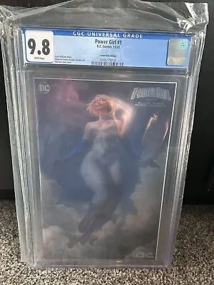 Buy Power Girl #1 CGC 9.8 Warren Louw Foil Variant Cover • 41£