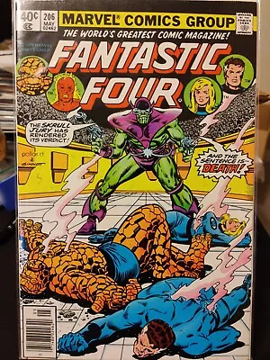 Buy Fantastic Four #206 - VF/NM - Marvel Comics 1979 - Featuring Nova • 4.74£