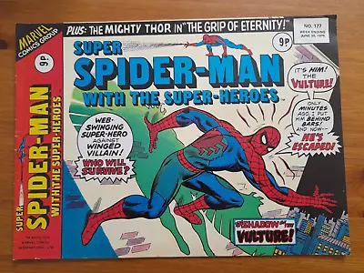 Buy Super Spider-Man With The Super-Heroes #177 June 1976 Reprints ASM #128 • 3.50£