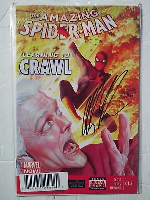 Buy The Amazing Spider-Man Learning To Crawl 1.3 Signed  Alex Ross COA Ltd 315 • 39.38£
