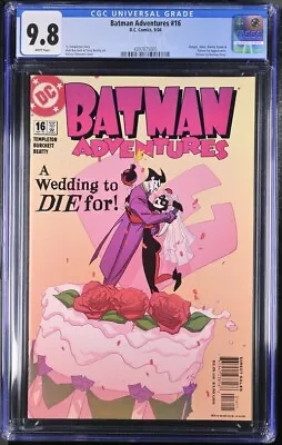 Buy Batman Adventures 16 Cgc 9.8 Joker Harley Quinn Wedding Dc Comics Never Pressed  • 160.85£