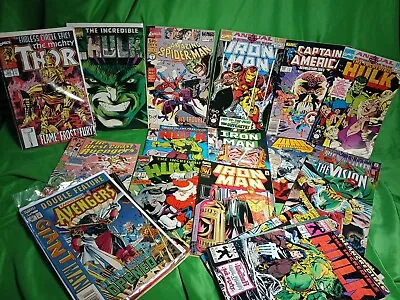 Buy Marvel Comics Lot Of 30 Avengers Iron Man Thor Hulk Cap Vision War Machine LOOK • 19.95£