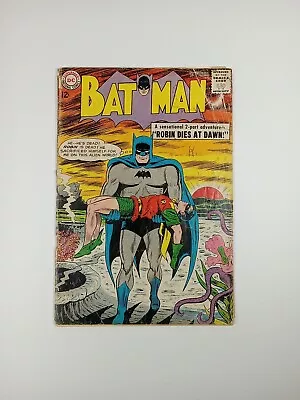 Buy Batman #156 Ant-Man Appearance! 1963! Robin Dies! DC Comics 1963 Low Grade • 93.88£