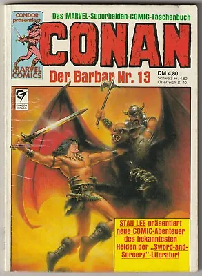 Buy CONAN THE BARBARIAN #13, Condor/Marvel Comics 1984 COMIC PAPERBACK Z1/1- • 14.56£